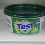 Test gel Geschirrspülgel