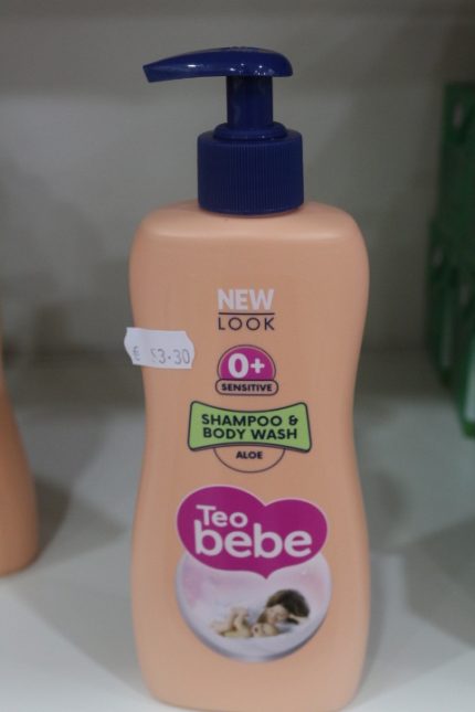 Teo bebe shampoo & body wash 400ml